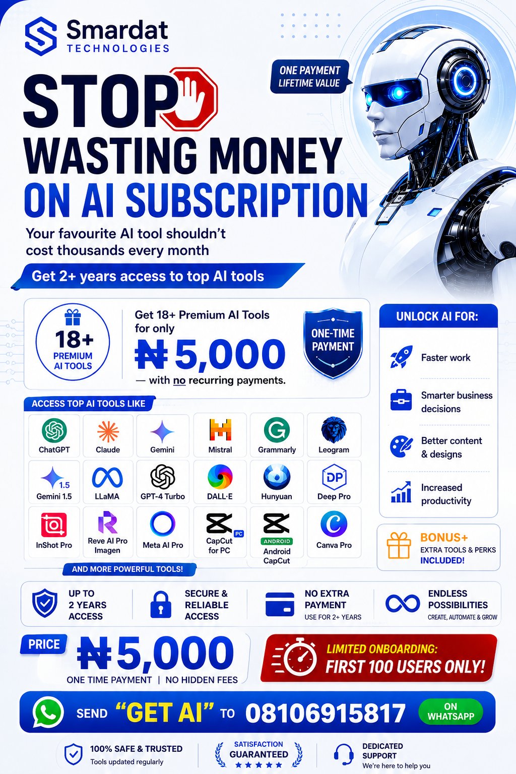 All-in-one Premium AI Tools