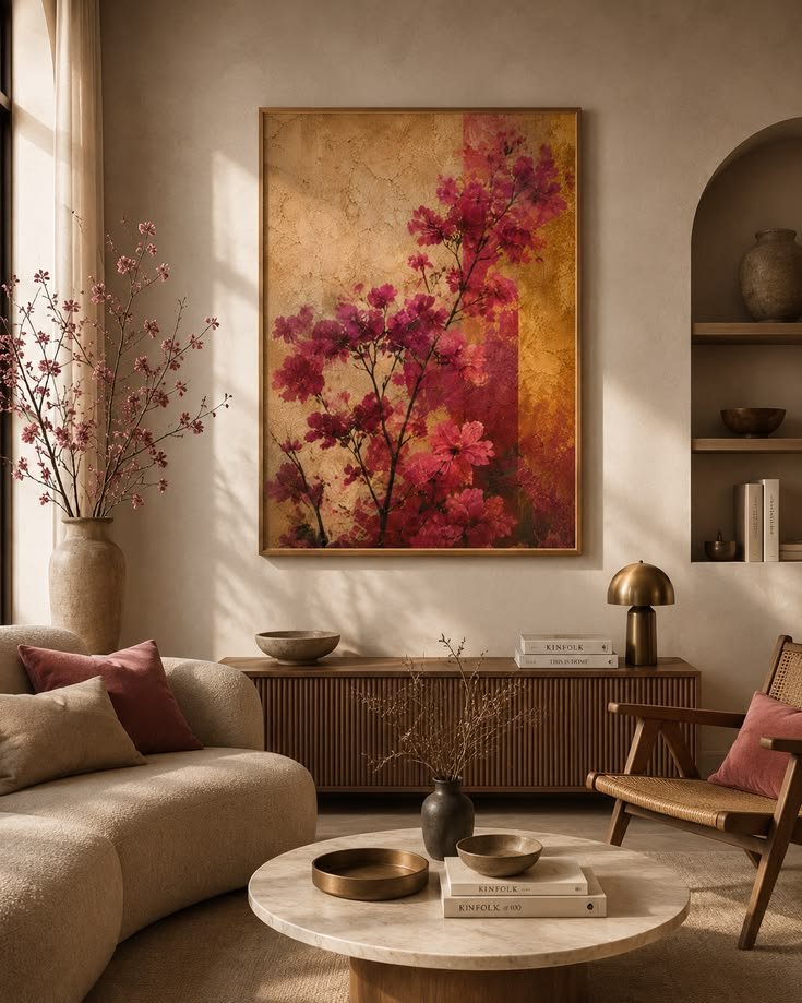 Abstract canvas art