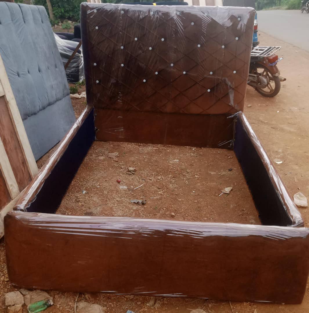 Newly made bedstand 4by6. Made from Solid wood view 2