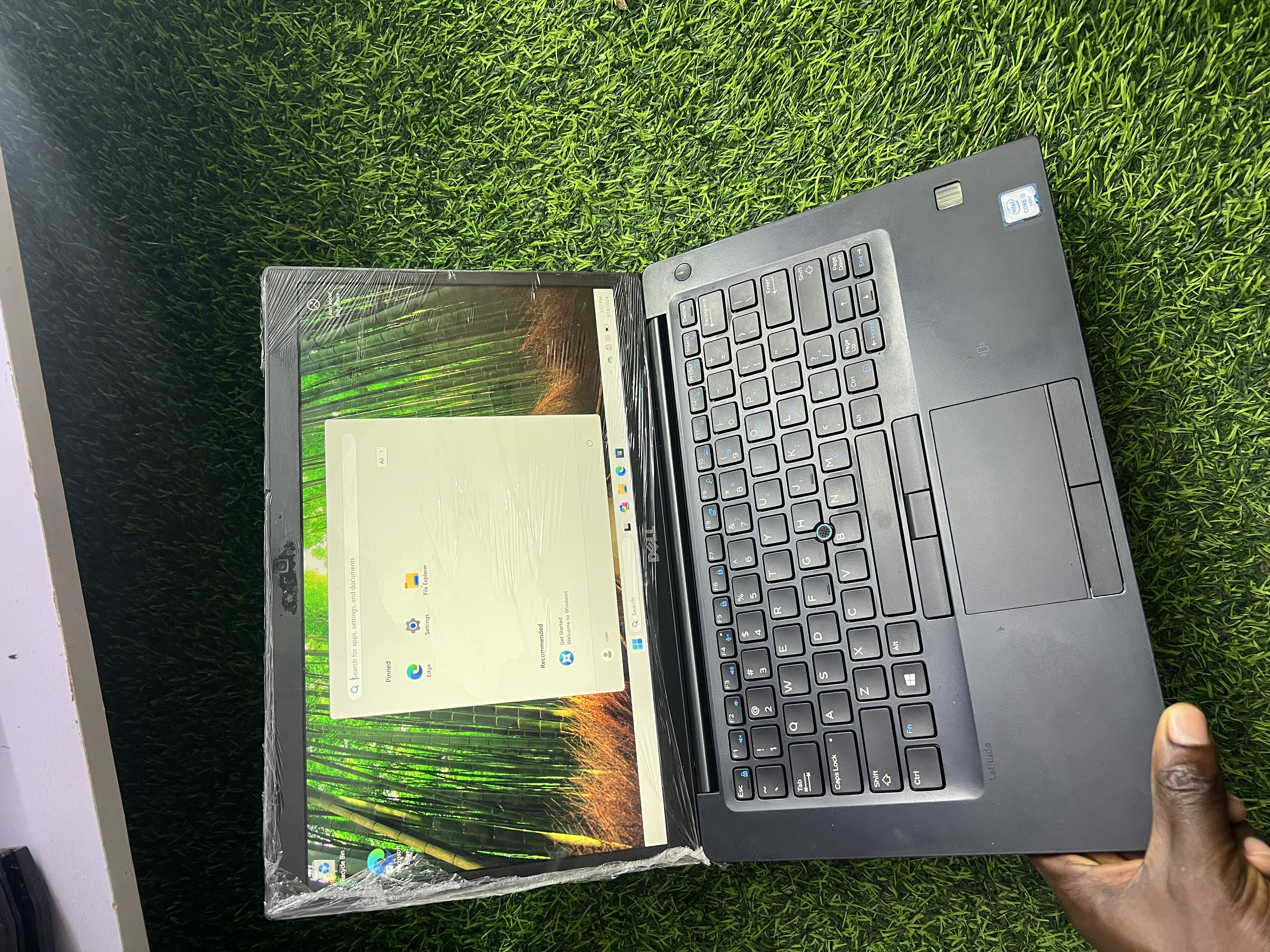 Dell laptop view 2